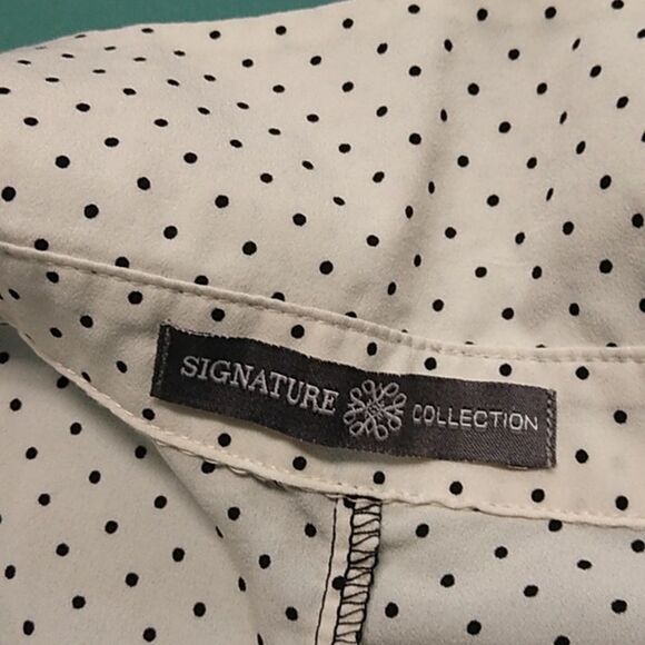 Stylish Black and White Sleeveless 1X Women's Top Cottagecore Grandmacore - Picture 2 of 8